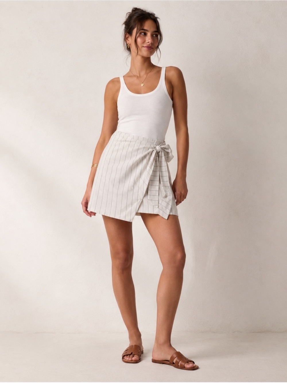 Maison D’Amelie BNWT Wrap Mini Skirt with Side Tie, SIZE XS